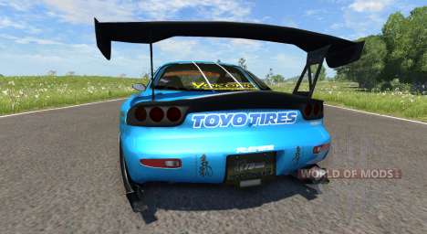 Mazda RX-7 Drift GReddy for BeamNG Drive