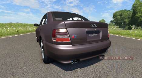 Audi S4 2000 [Pantone Black 5 C] for BeamNG Drive