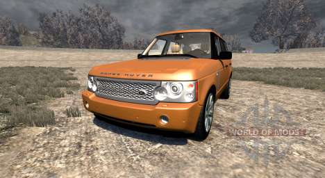 Range Rover Supercharged 2008 [Orange] for BeamNG Drive