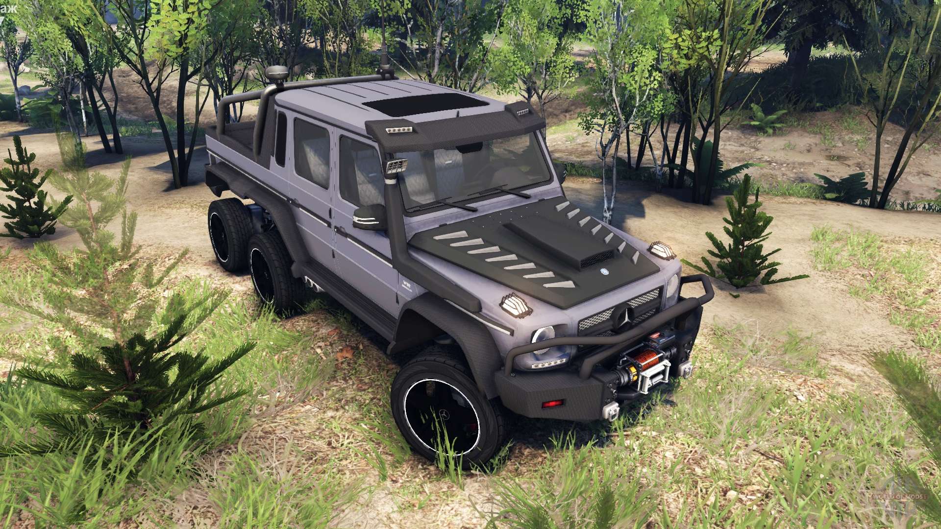 Mercedes Benz G65 Amg 6x6 Ultimate For Spin Tires