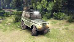 The UAZ-469 vehicle for Spin Tires