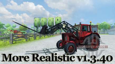 More Realistic v1.3.40 for Farming Simulator 2013