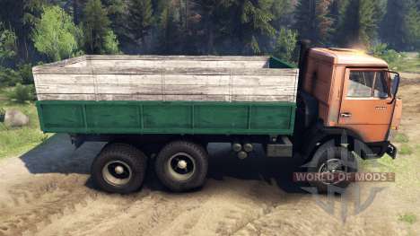 KamAZ-55102 for Spin Tires