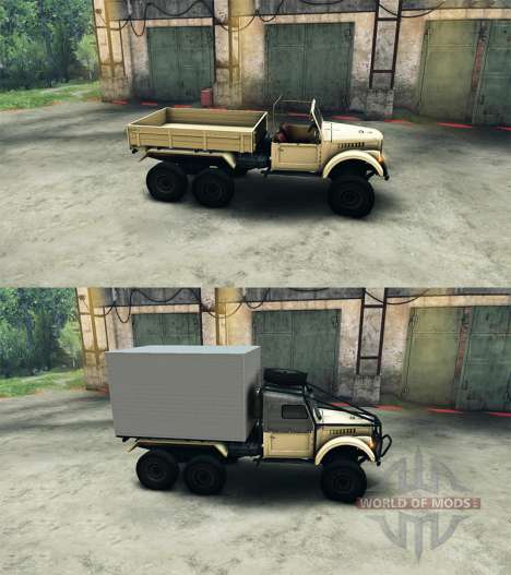 UAZ-456 for Spin Tires