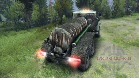 Tank truck for Spin Tires