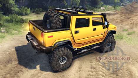 Hummer H2 SUT for Spin Tires