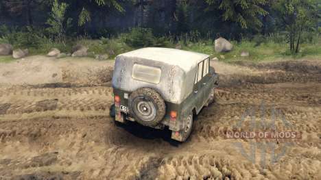 The UAZ-469 for Spin Tires