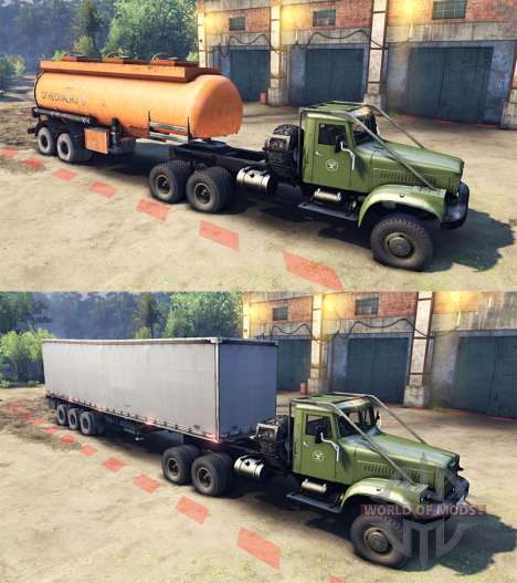 KrAZ-255B AC 8.5 Flammable v2.0 for Spin Tires