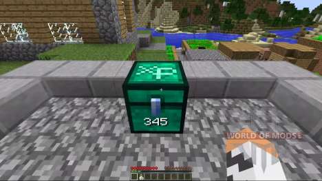 Chest of experience for Minecraft