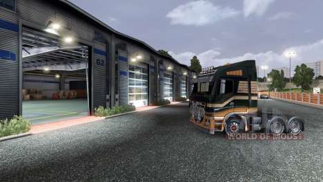 Previously garage door opening for Euro Truck Simulator 2