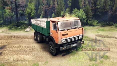 KamAZ-55102 for Spin Tires