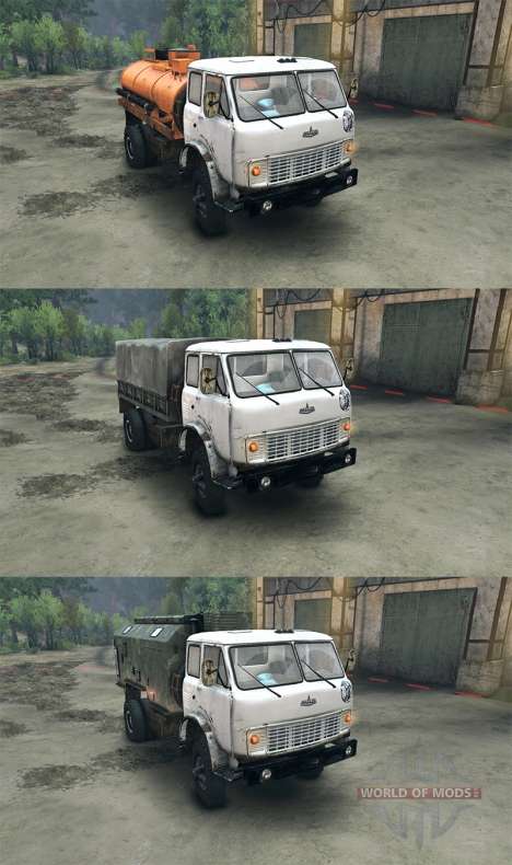 MAZ-509 for Spin Tires