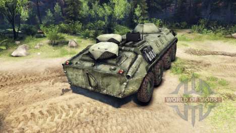 The BTR-70 for Spin Tires