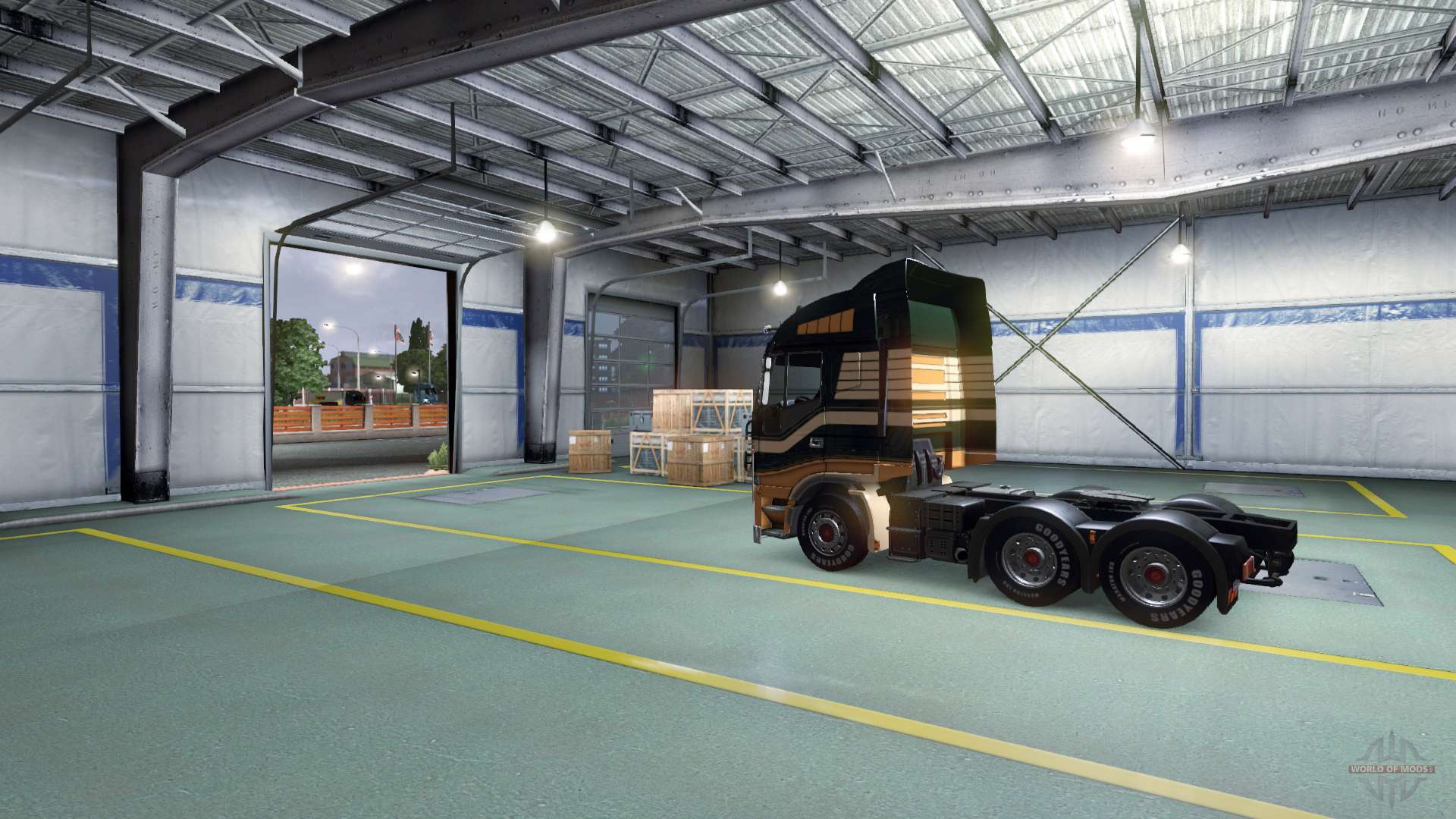 Euro Truck Simulator 2 гаражи