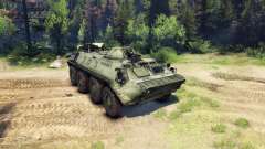 The BTR-70 for Spin Tires