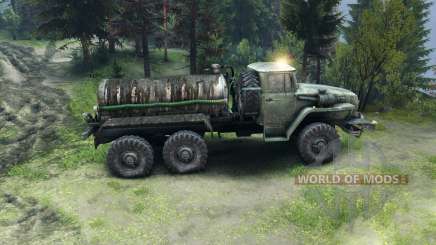 Tank truck for Spin Tires