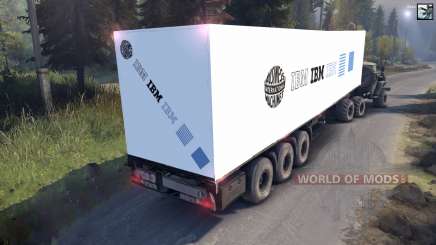 Semitrailer IBM for Spin Tires