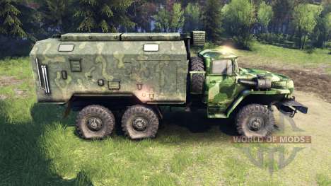 Ural-4320 camo v1 for Spin Tires