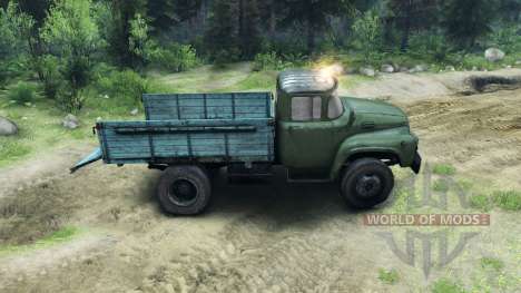 ZIL-130 in a new color for Spin Tires