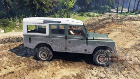 Land Rover Defender Cyan for Spin Tires