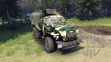 Ural-4320 camo v4 for Spin Tires