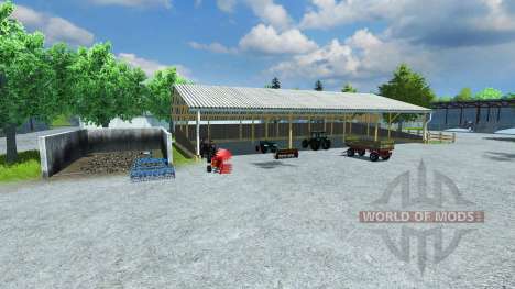 Reconstruction of the farm v9 for Farming Simulator 2013