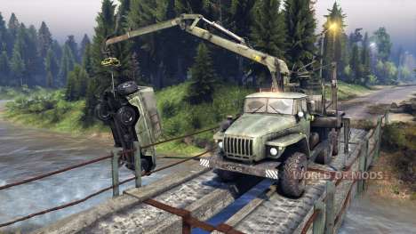 The winch on the crane v2.0 for Spin Tires