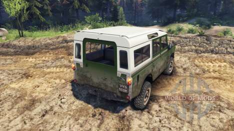 Land Rover Defender Green for Spin Tires