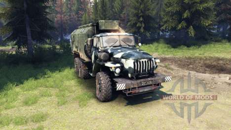 Ural-4320 camo v3 for Spin Tires