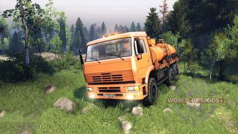 KamAZ-6522 for Spin Tires