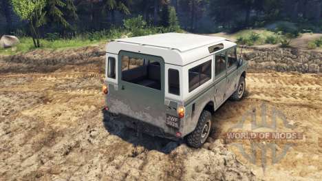 Land Rover Defender Cyan for Spin Tires