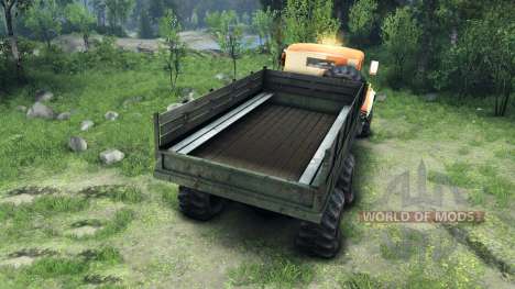 KrAZ-255 in a new color for Spin Tires