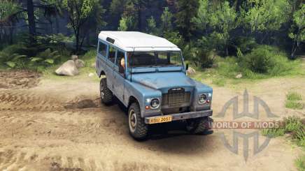 Land Rover Defender Blue for Spin Tires