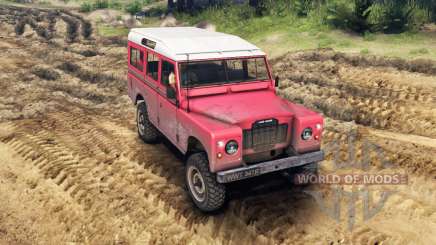 Land Rover Defender Red for Spin Tires