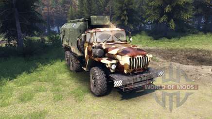 Ural-4320 camo v2 for Spin Tires