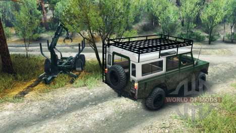 Land Rover Defender Series III v2.2 Green for Spin Tires