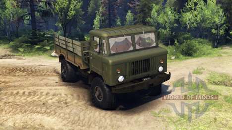 GAZ-66 truck :  for Spin Tires