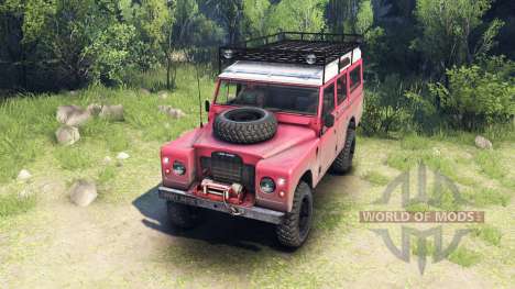 Land Rover Defender Series III v2.2 Red for Spin Tires
