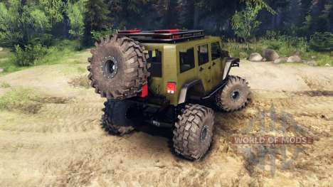 Jeep Wrangler Unlimited SID Green for Spin Tires