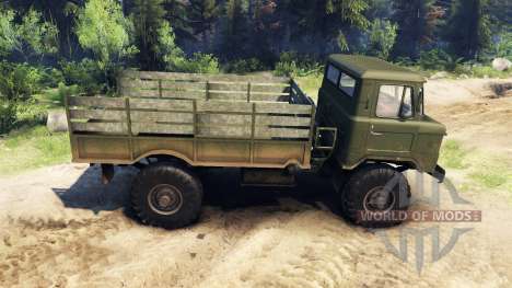 GAZ-66 truck :  for Spin Tires