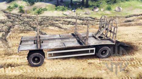 Trailer-timber MAN 19414 for Spin Tires