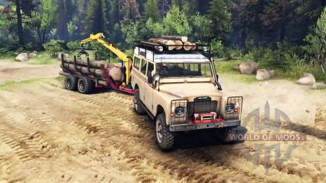 Land Rover Defender Series III v2.2 Sand for Spin Tires