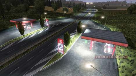 THE GAS STATION LUKOIL for Euro Truck Simulator 2