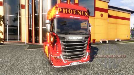 Color-Phoenix - on tractor Scania for Euro Truck Simulator 2