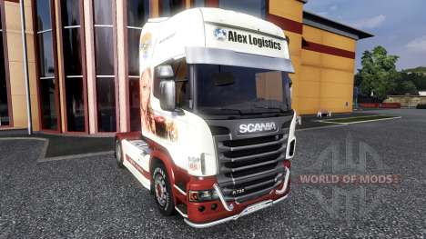 Color-Them - on a tractor unit Scania for Euro Truck Simulator 2