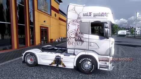 Color-Viking Line - for Scania truck for Euro Truck Simulator 2