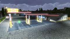 Shell gas station for Euro Truck Simulator 2