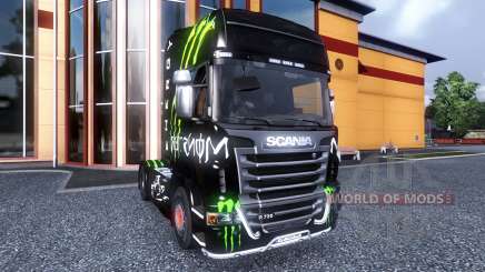 Color-Monster Energy - truck Scania for Euro Truck Simulator 2