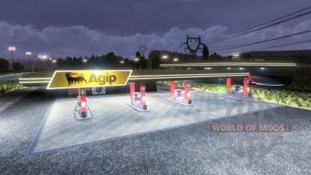 Petrol station Agip for Euro Truck Simulator 2