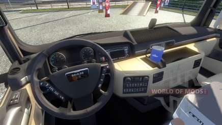 New interior for the MAN tagaca for Euro Truck Simulator 2